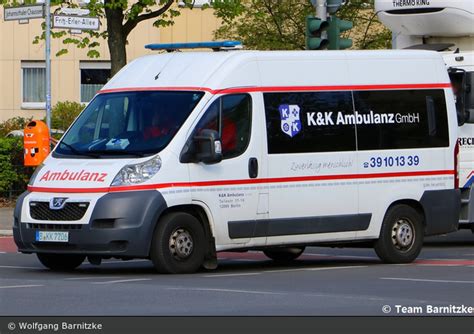 Einsatzfahrzeug Krankentransport K K Ambulanz GmbH KTW B KK 7706