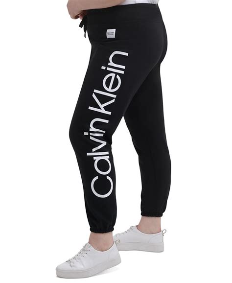 Calvin Klein Plus Size Logo Jogger Pants Macys