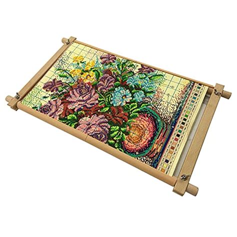 Cross Stitch Scroll Frame Beech Wood Embroidery Tapestry Frame Holder