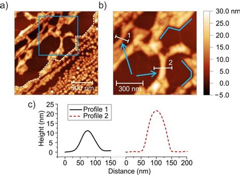 Afm Topography Images After Annealing At O C A Graphene Covered