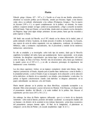 Biografía de Filosofos PDF