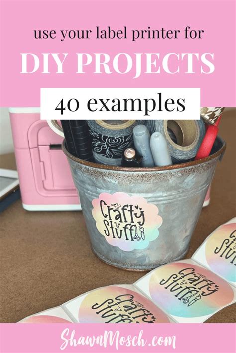 40 Fun Ways to use your Label Printer for DIY Projects