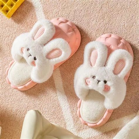 THanh lý Dép sục bông tai thỏ hit hot xanh hồng đi 2 kiểu Shopee