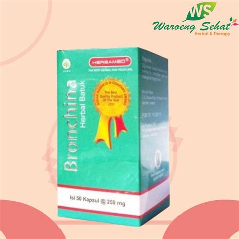 Jual BRONCHINA Herbal Untuk Batuk Paru Paru Dan Pernapasan Shopee