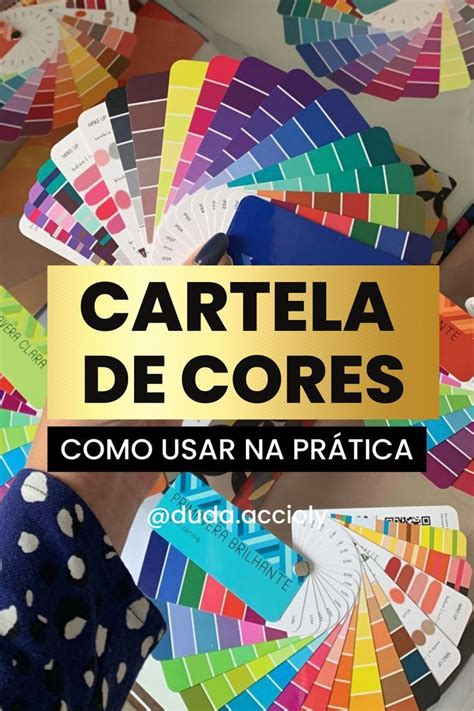 Cartela de cores Como usar na prática