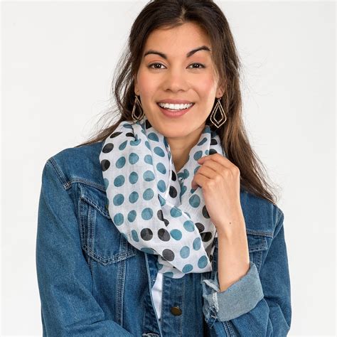 Polka Dot Infinity Scarf Howards Inc