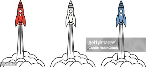 Red White And Blue Rockets High Res Vector Graphic Getty Images