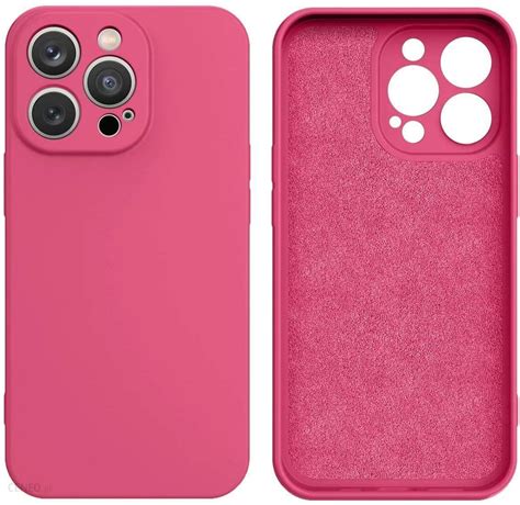 Hurtel Silicone Case Etui Iphone Pro Max Silikonowy Pokrowiec Fuksja