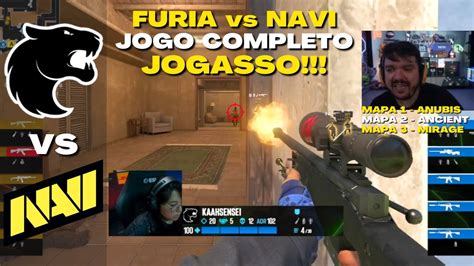 Furia Fe Vs Navi Jogo Completo Todos Os Mapas Esl Impact League