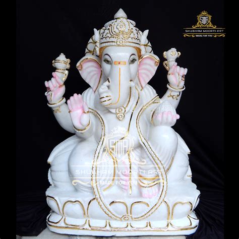 Multicolor Ganesh Marble Statue At Rs In Jaipur Id