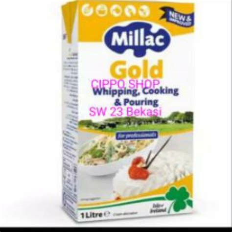 Jual Milac Gold Whipping Cream 1 Liter PROMO Shopee Indonesia