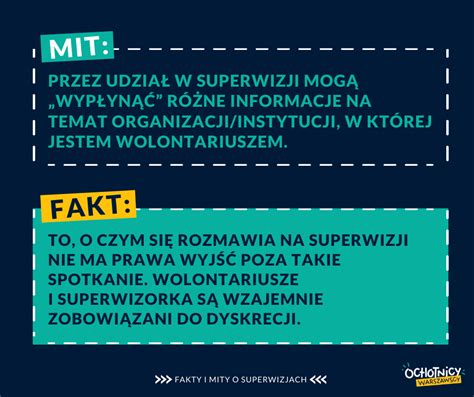 Superwizja Dla Wolontariusza Poznaj Fakty I Mity