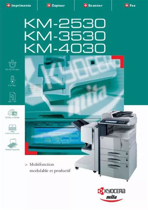 Notice KYOCERA KM-2530 - photocopieur Trouver une solution à un ...