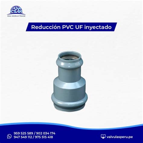 Reducci N Pvc Uf Inyectado V Lvulas Per