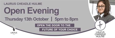 Join us at Laurus Cheadle Hulme’s Open Evening 2022! - Laurus Cheadle Hulme