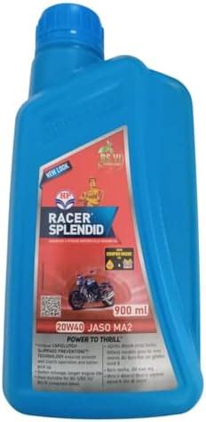 HP Lubricants Racer Splendid 20w40 Api Sj Jaso Ma2 Hc Engine Oil 900ml