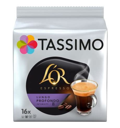 TASSIMO L OR Espresso Lungo Profondo Capsule De Cafea 16buc 128g