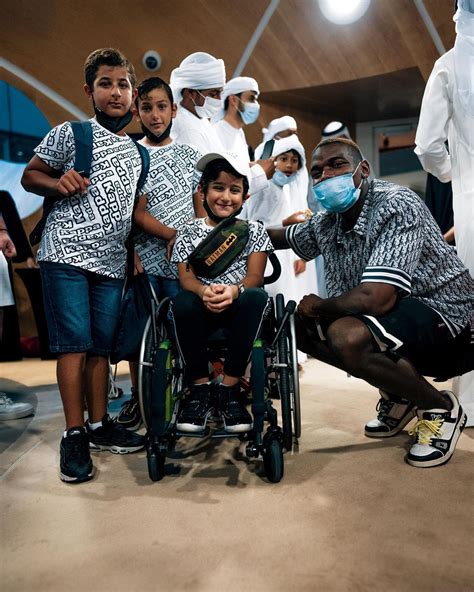 Paul Pogba Surprises Kids With Presents At Al Jalila Children’s Hospital