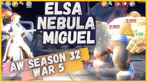 AW Season 32 War 5 SSx 1 Vs GOW Elsa Nebula Sp2099 Marvel