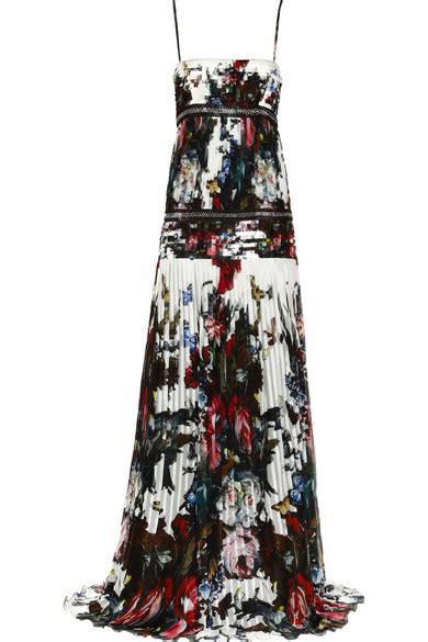 Roberto Cavalli Printed Silk Chiffon Gown NET A PORTER