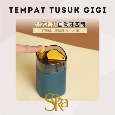 Jual Tempat Tusuk Gigi Wadah Tusuk Gigi Automatic Toothpick Holder