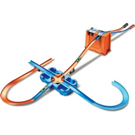 Hot Wheels Track Builder boîte de construction Deluxe mètres de piste petites voitures de