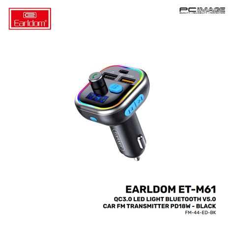 Earldom Et M Qc Led Light Bluetooth V Car Fm Transmitter Pd W