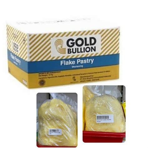 Jual MENTEGA FLAKE PASTRY GOLD BULLION 1KG REPACK Kota Tangerang