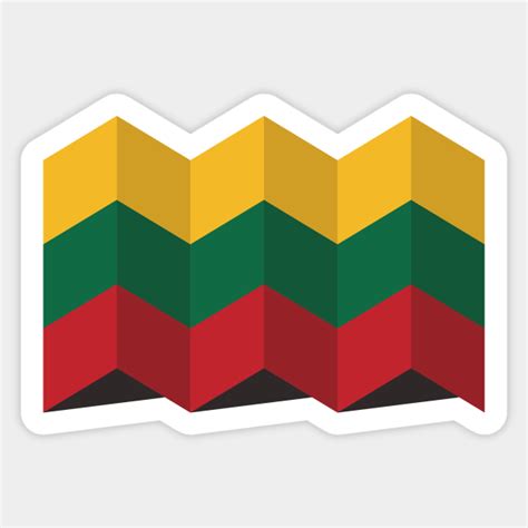 Ltu Flag Ltu Sticker Teepublic