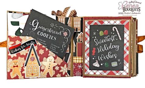 Gingerbread Christmas Mini Album Tutorial Kathy By Design