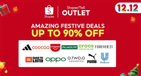 Shopee Mall Outlets Offer Best Branded Deals For 12 12 Mega Pamasko Sale