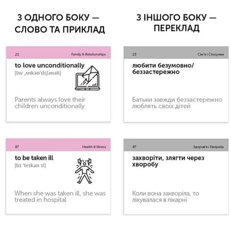 Картки для вивчення англійських слів. Collocations/Колокації B1 (500 ...