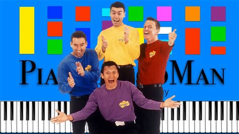 The Wiggles Tie Me Kangaroo Down Sport Feat Rolf Harris Slow Easy Medium 4k Piano Tutorial