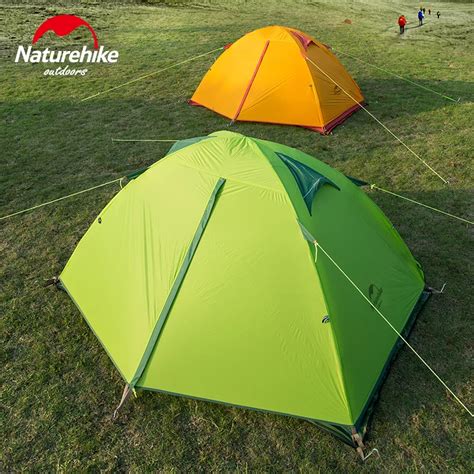 Naturehike Outdoor Tent 20d Silicone Aluminum Rod Double Layer 2 Person