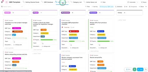 10 Free Quarterly Business Review Qbr Templates Clickup