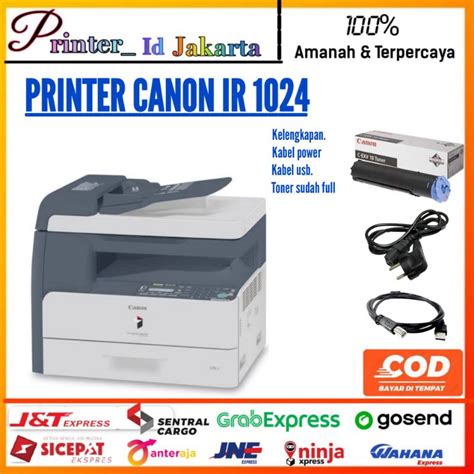 Jual Printer Canon Ir 1024 Fotocopy F4 Dari Kaca Dan Adf Shopee Indonesia