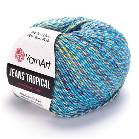Buy YARNART JEANS TROPICAL From YARNART Online | Yarnstreet.com