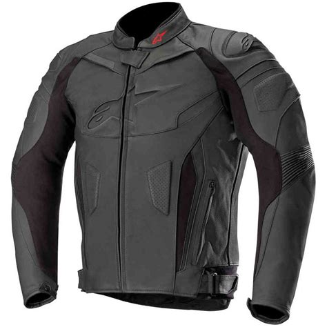 Blouson Alpinestars Gp Plus R V Full Black Blouson Moto Cuir