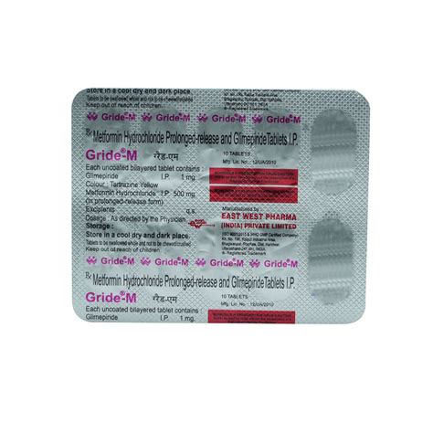Gride M 1 Mg Tablet Uses Side Effects Price Apollo Pharmacy