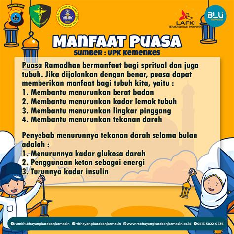 Manfaat Puasa Di Bulan Ramadhan Rs Bhayangkara Tingkat Iii Banjarmasin