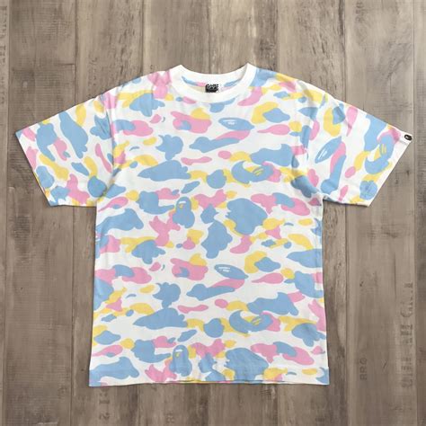 New Multi Camo Tシャツ Mサイズ A Bathing Ape Bape Cotton Candy Camo エイプ ベイプ