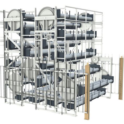 Stockeur Rotatif Vertical Intermat Kardex Pour Pneus Pour