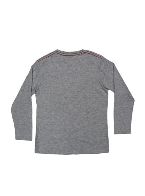 Polo Manga Larga Ni O Hot Wheels Gris Pv Hotwheels Ml Hws