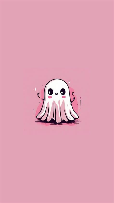 50 Aesthetic Ghost Iphone Wallpapers 👻 Cute Fall Wallpaper Halloween