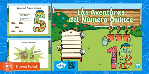 PowerPoint Las Aventuras del Número Quince teacher made