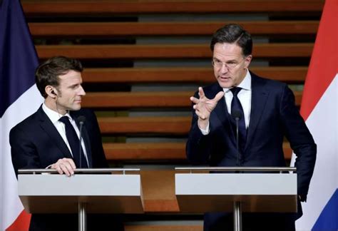 Emmanuel Macron Mark Rutte Dago Fotogallery