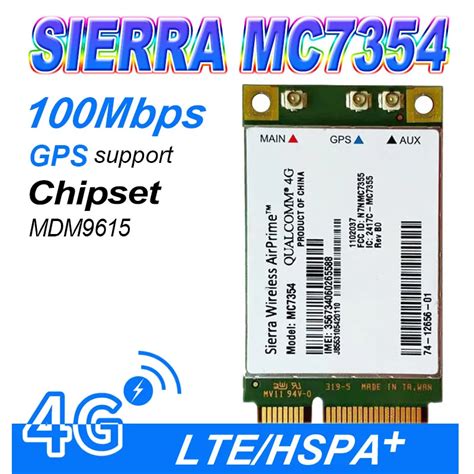 Mc Sierra Wireless Mini Pcie Lte G Qualcomm Wcdma Gsm Gprs Gnss