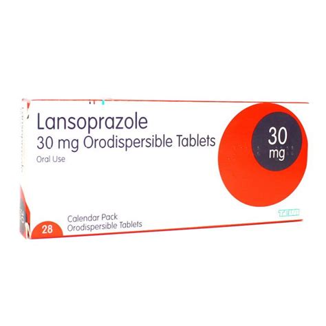 Buy Lansoprazole 1530mg Orodispersible Tablets Medicine Direct