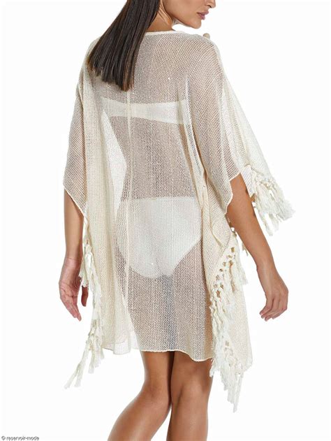 Poncho de plage transparent Selmark Mare Réservoir Mode Lingerie