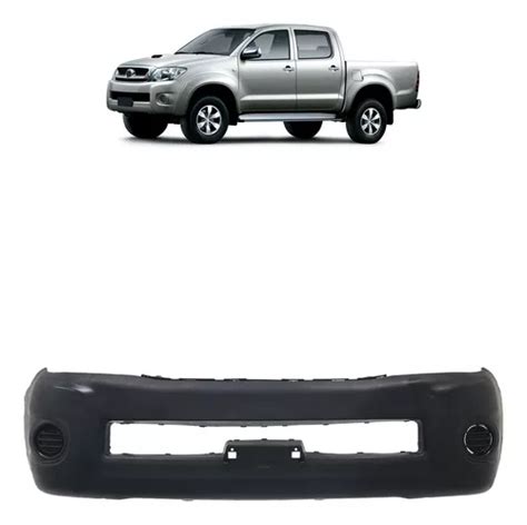 Parachoque Dianteiro Hilux Preto Liso Parcelamento Sem